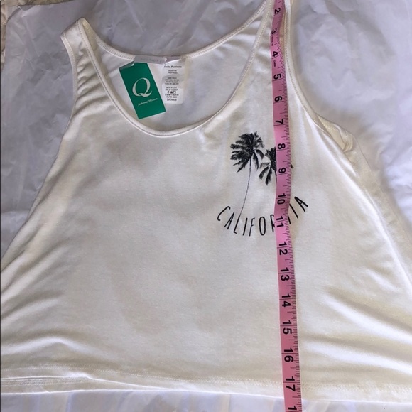 ELLA FANTASIA CALIFORNIA CROP TOP NWT PALM TREES SIZE S - Picture 12 of 13